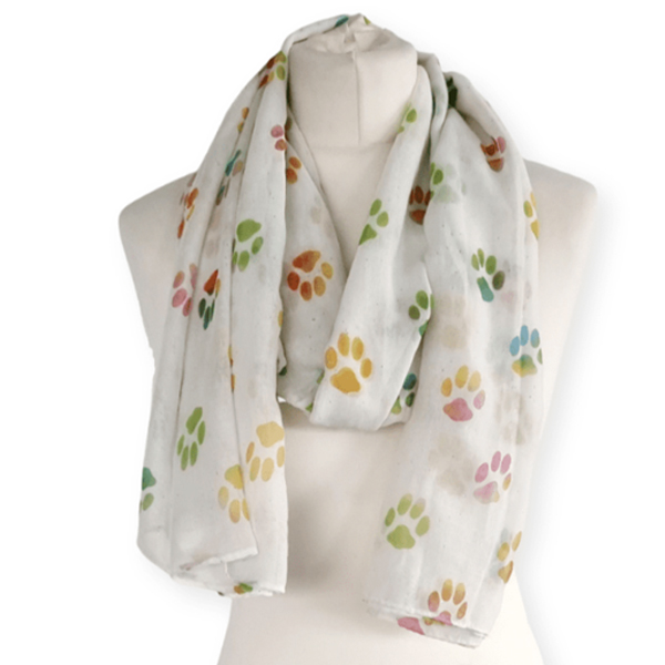 Paw Print White